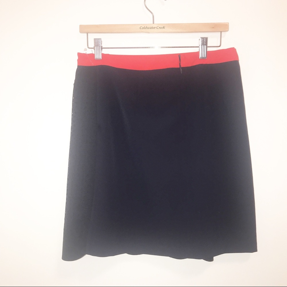 Stitch Fix Pixley Stacey Navy Scallop Skirt- M - Picture 5 of 8